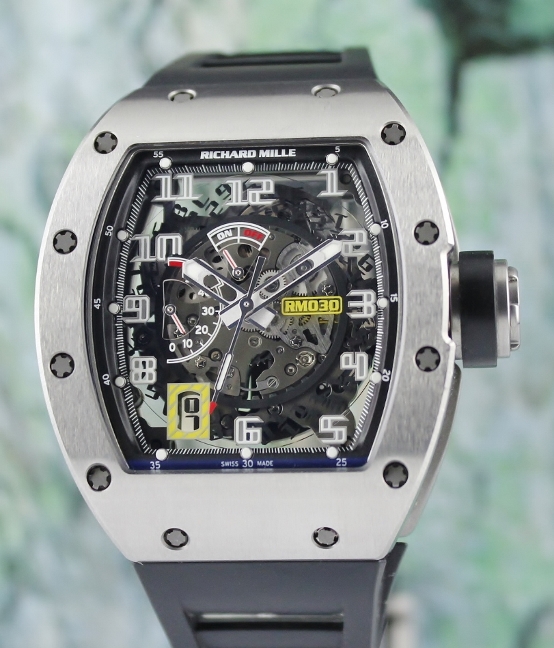 (image for) LIKE NEW RICHARD MILLE RM 030 TITAINIUM POWER RESERVE / RM30 AO TI